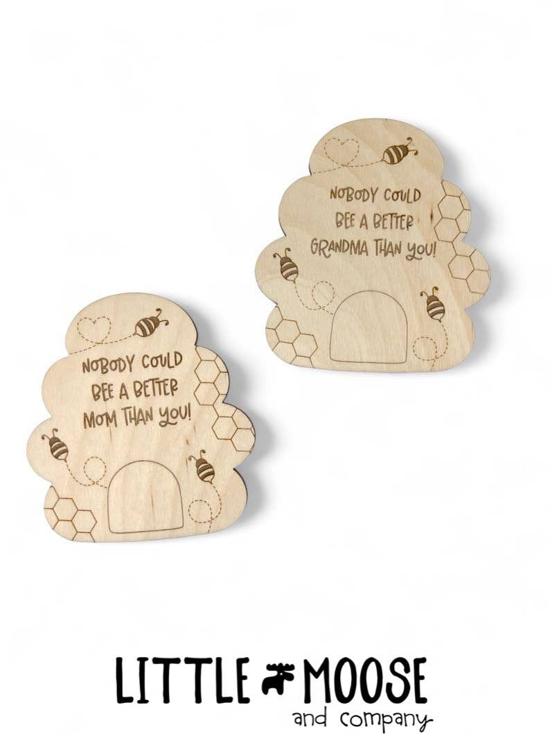 Magnet - Mother’s Day finger print - nobody could bee