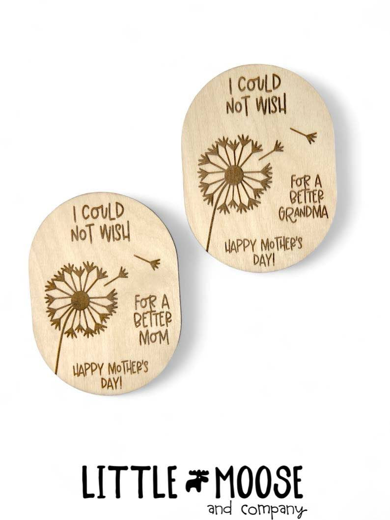 Magnet - Mother’s Day finger print - could not wish