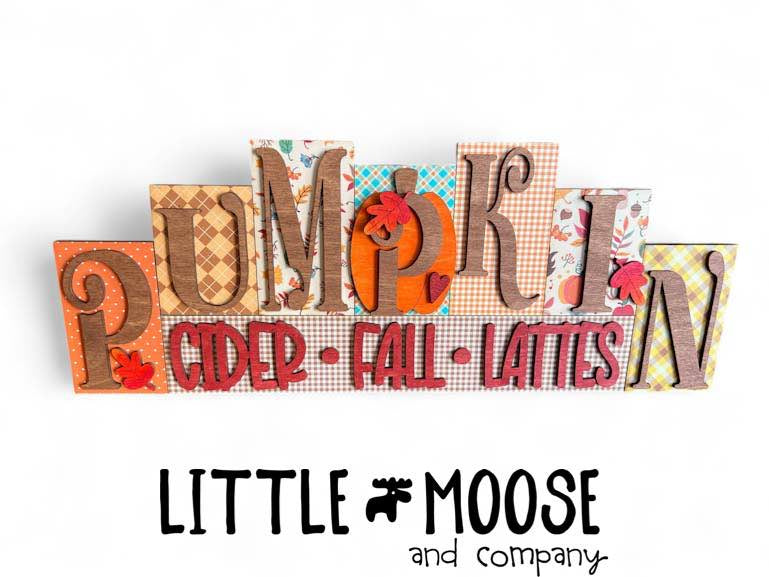 Word block - Pumpkin