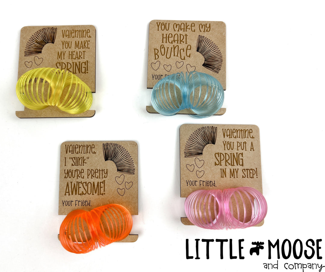 Valentine's Cards ~ slinky cards