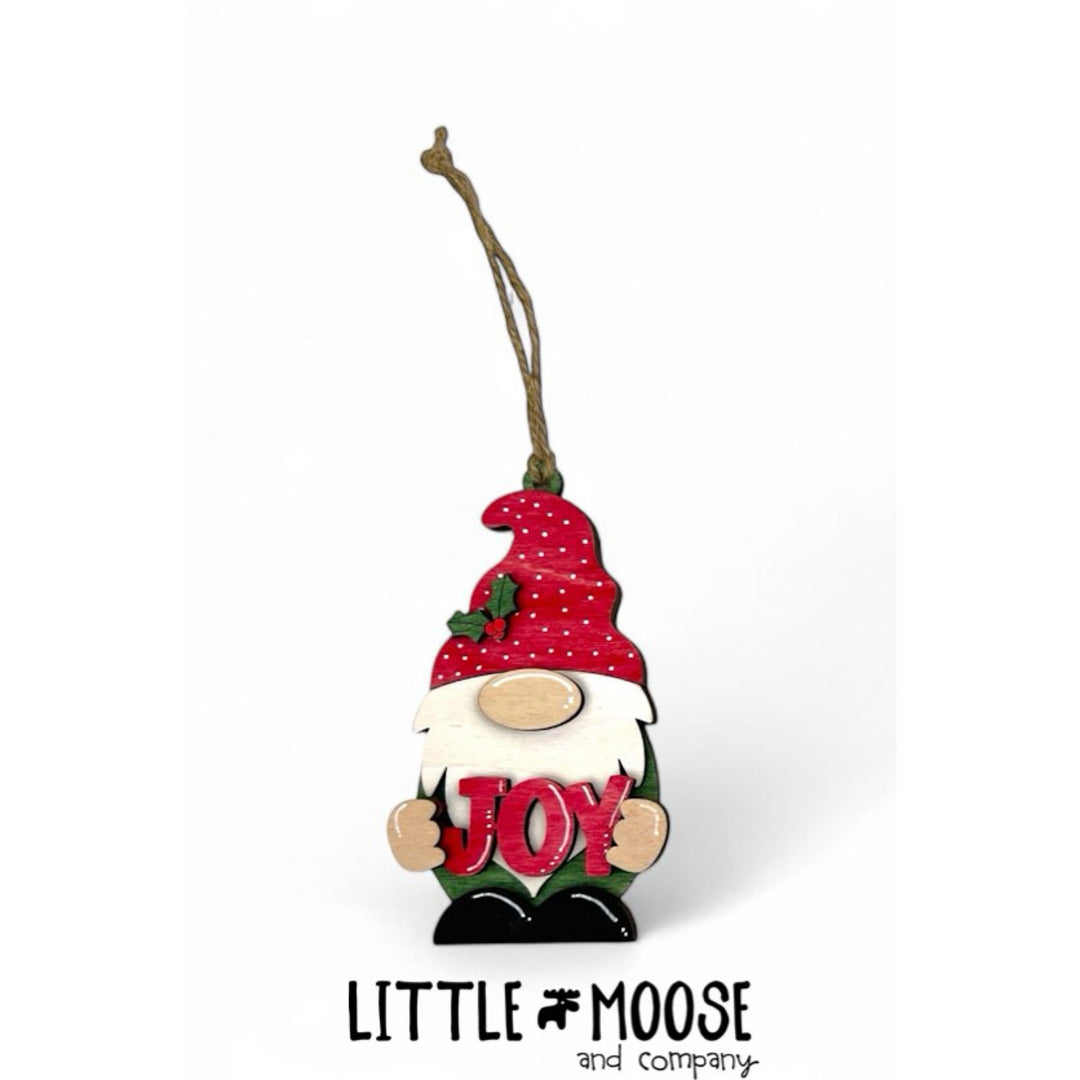 Ornament - christmas gnome Joy