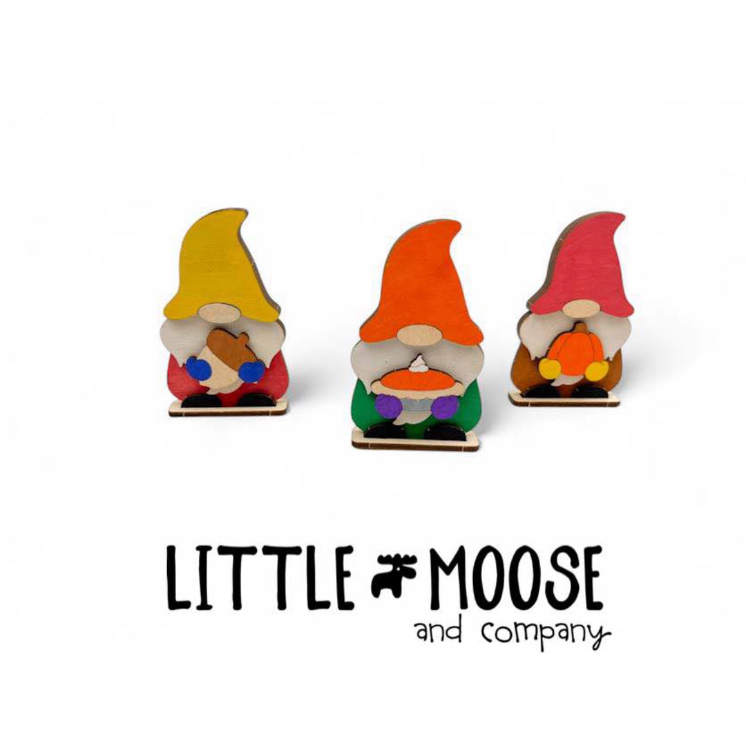 Color Me Kit - pop out Fall Gnomes