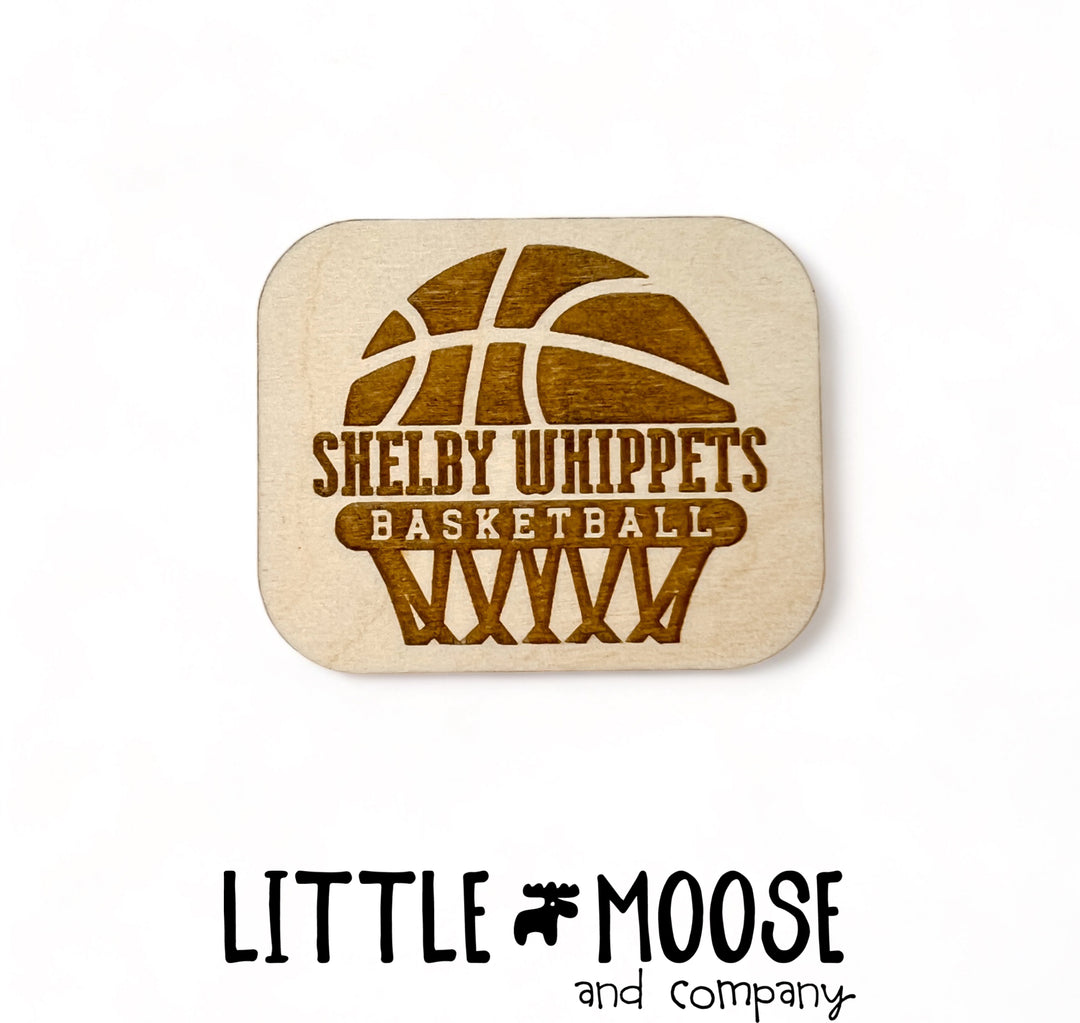 Magnet - Shelby Whippets Basketball
