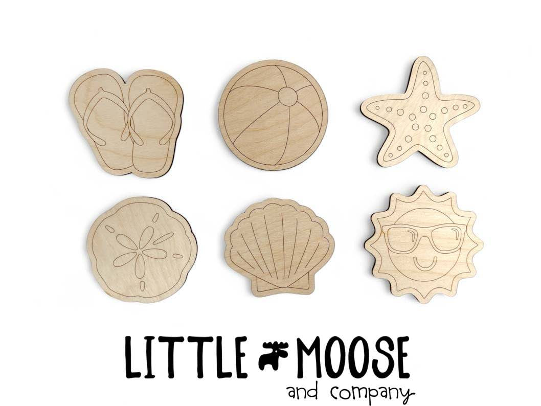 Color Me Kit - summer beach (set of 6)