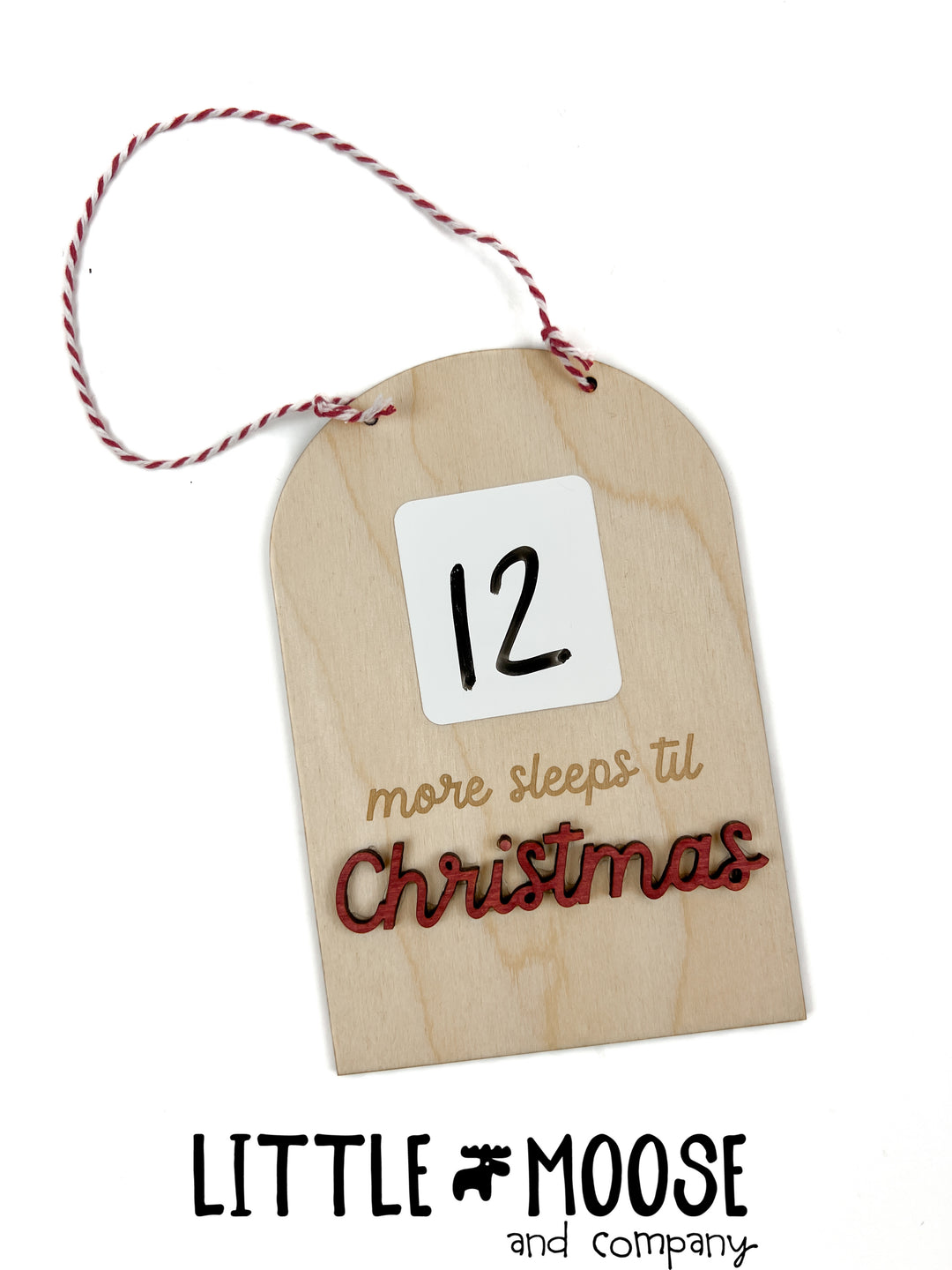 Countdown - dry erase - More Sleeps til Christmas