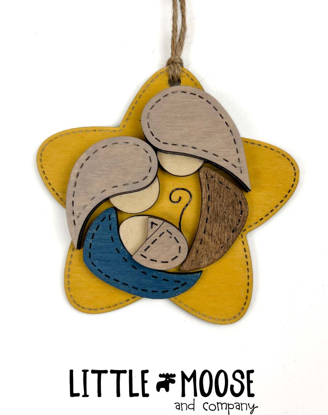 Ornament - Holy Family star