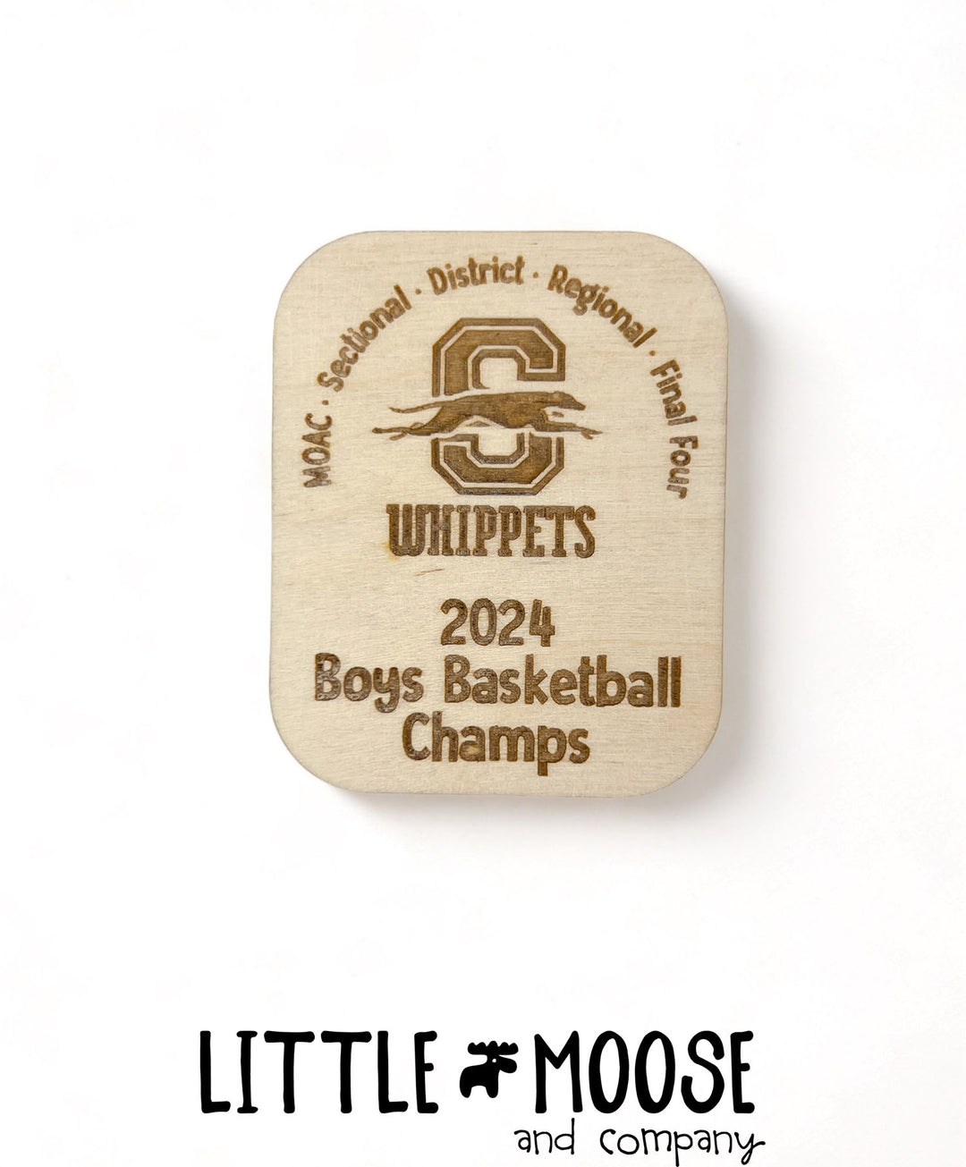 Magnet - Shelby Whippets 2024 Boys Basketball Champs - Final Four