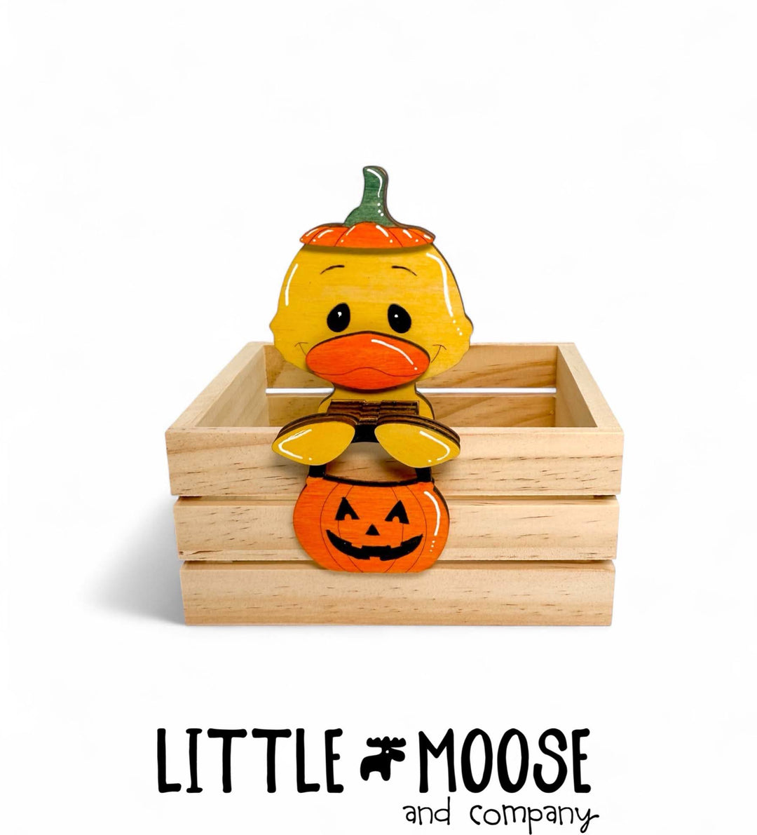 Mug Hugger - duck halloween pumpkin