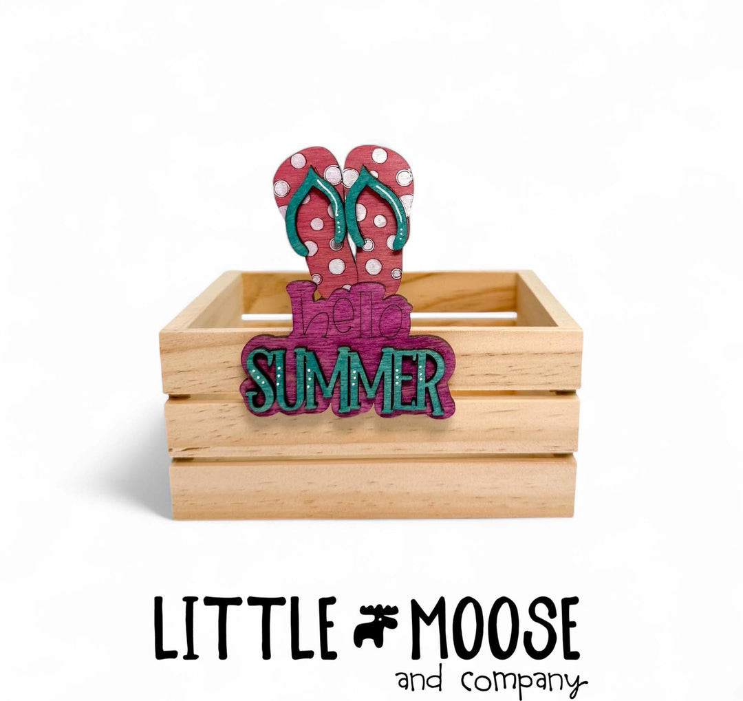 Mug Hugger - summer - flip flops hello summer