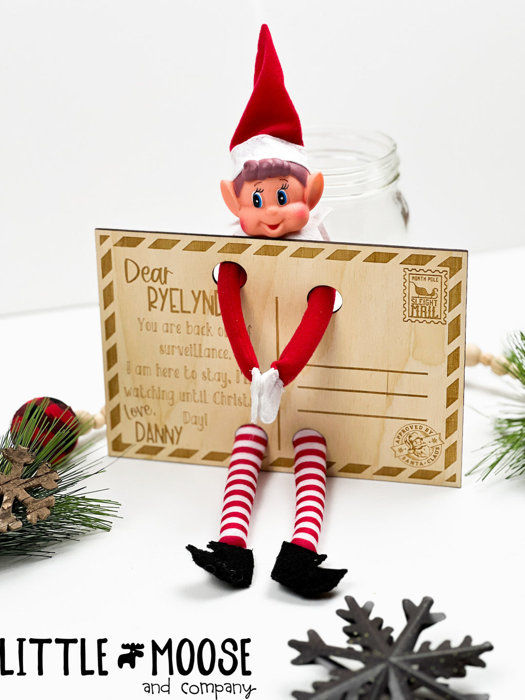 Personalized Welcome Back Elf Postcard