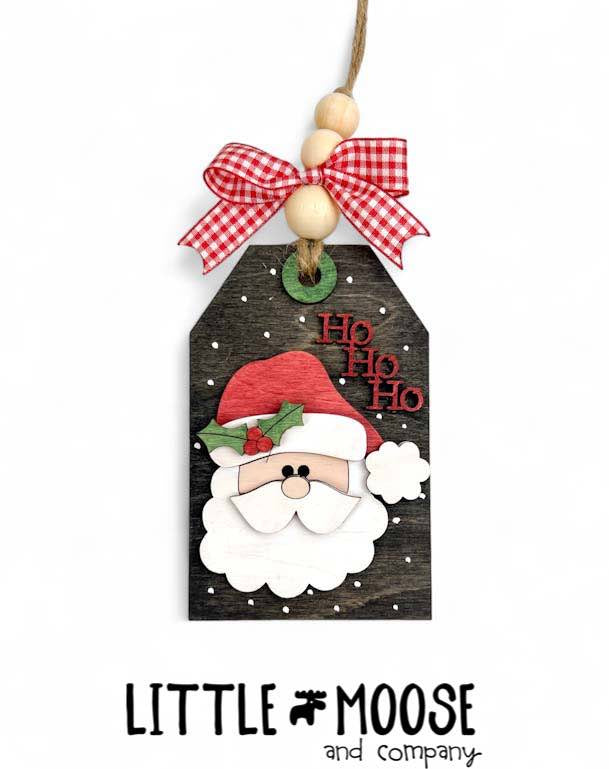 Ornament - Gift Card Holder - Santa Tag