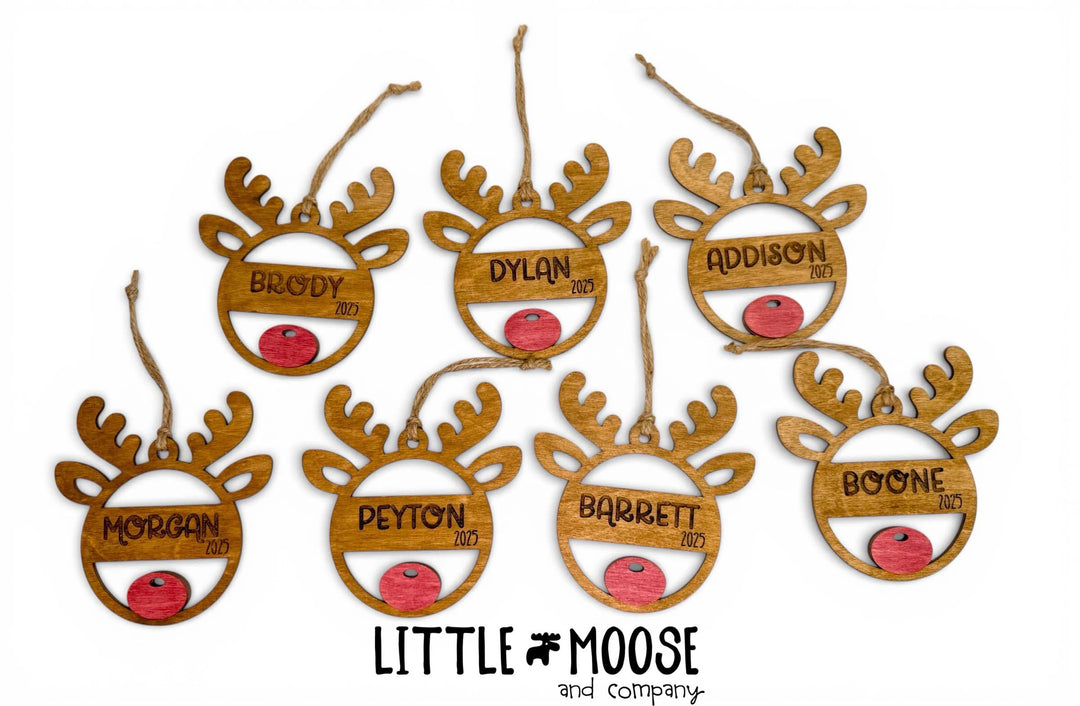 Ornament - Personalized Reindeer