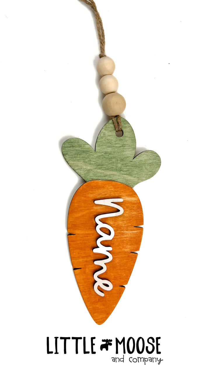 Tag - personalized carrot