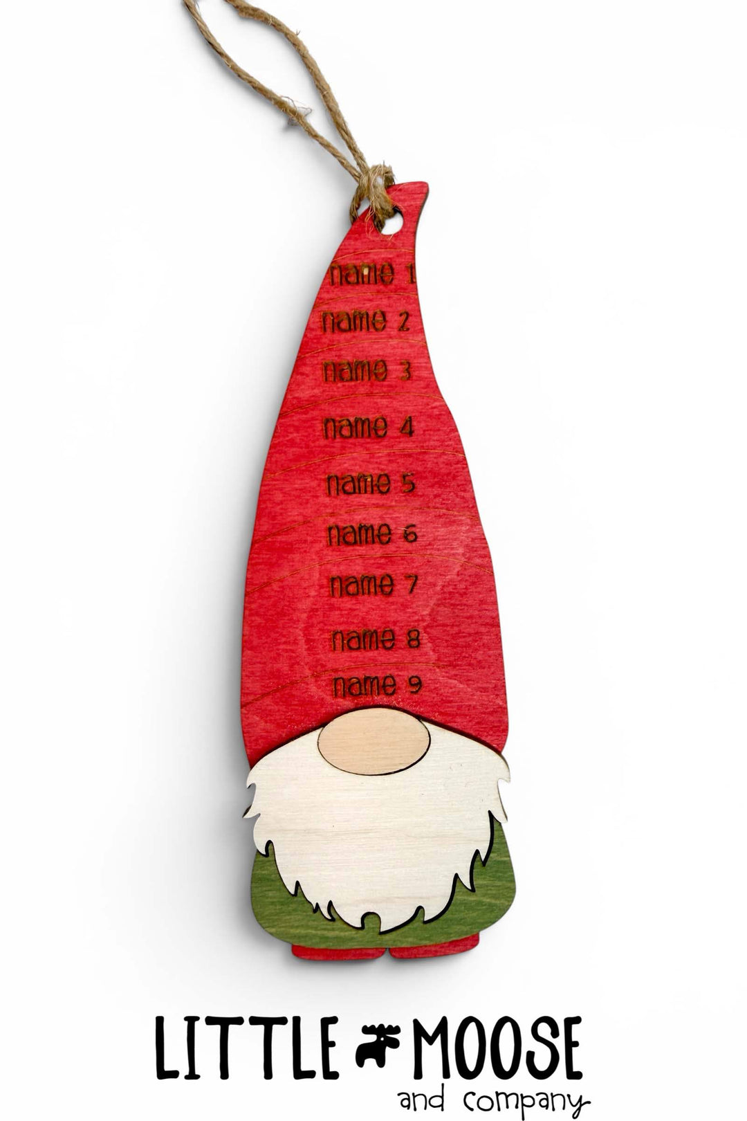 Ornament - Personalized Gnome family
