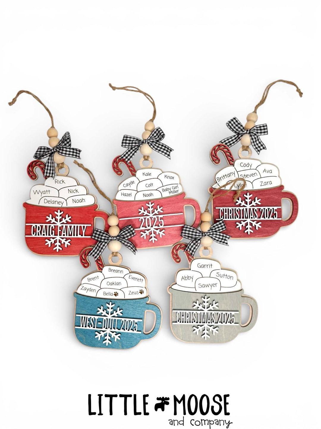 Ornament - Personalized Family Marshmallows Hot Cocoa Mug