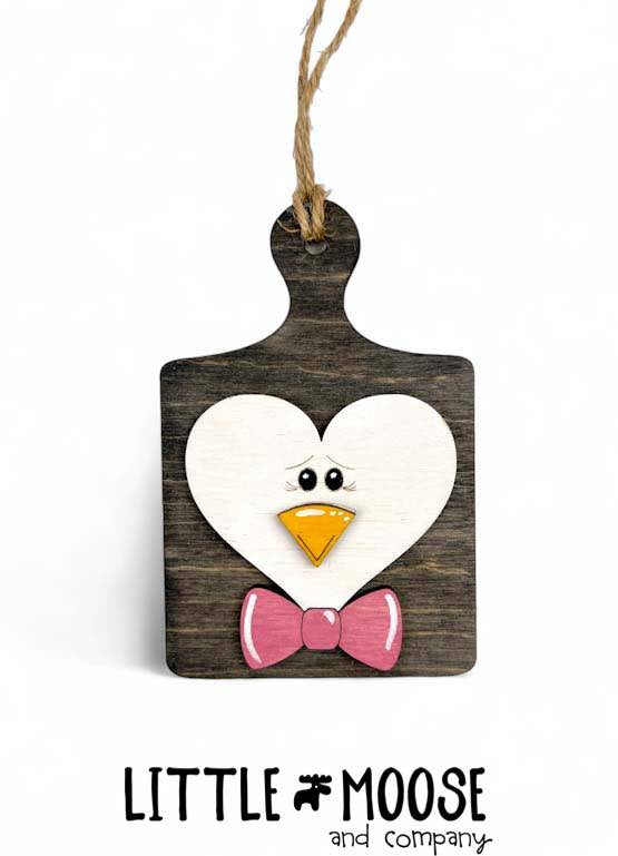 Ornament - Christmas Breadboards - boy penguin