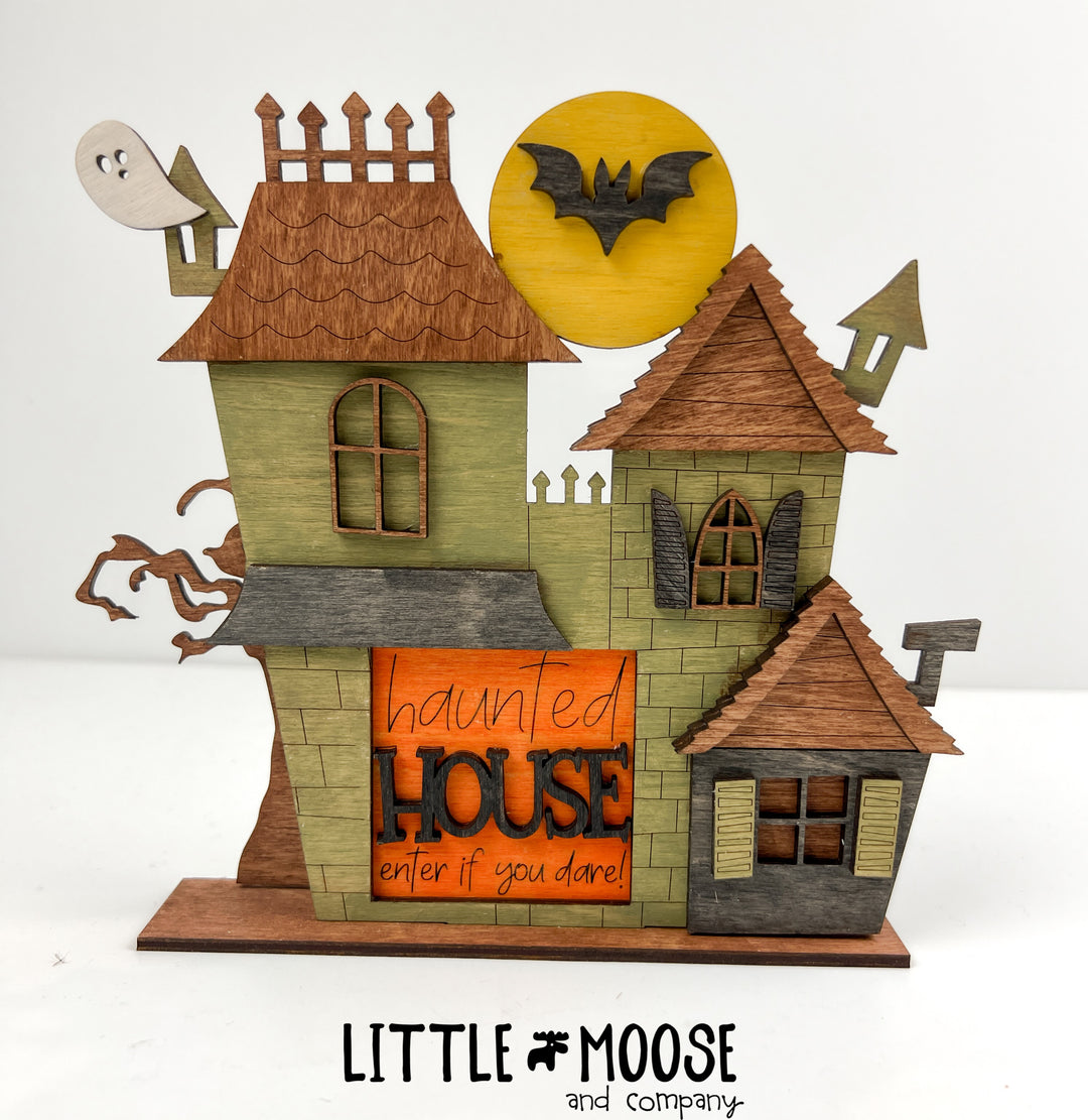 Countdown - Mini Square Interchangeable - Haunted House Frame