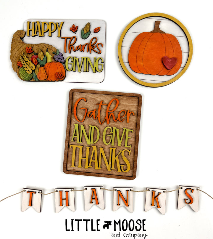Tiered Tray - Give Thanks