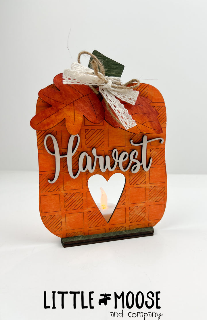 Votive Holder - Harvest Pumpkin