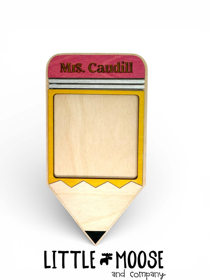 sticky note holder - pencil shaped
