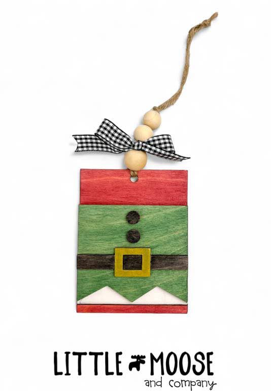 Ornament - Gift Card Holder - elf