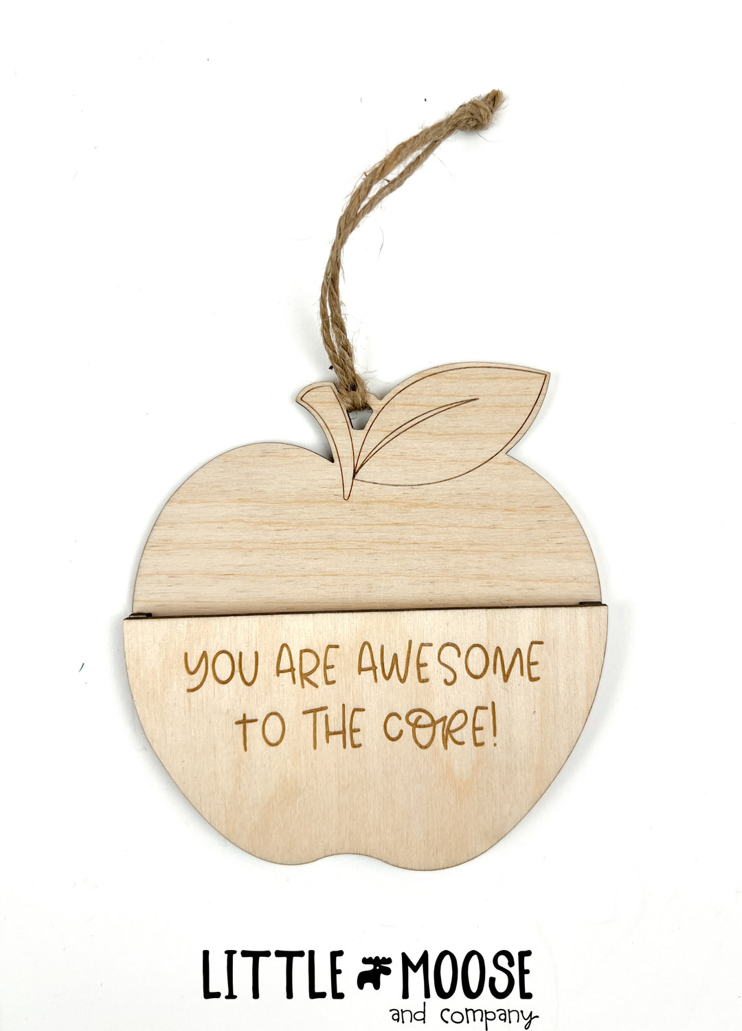 Gift Card Holder - Teacher - Apple