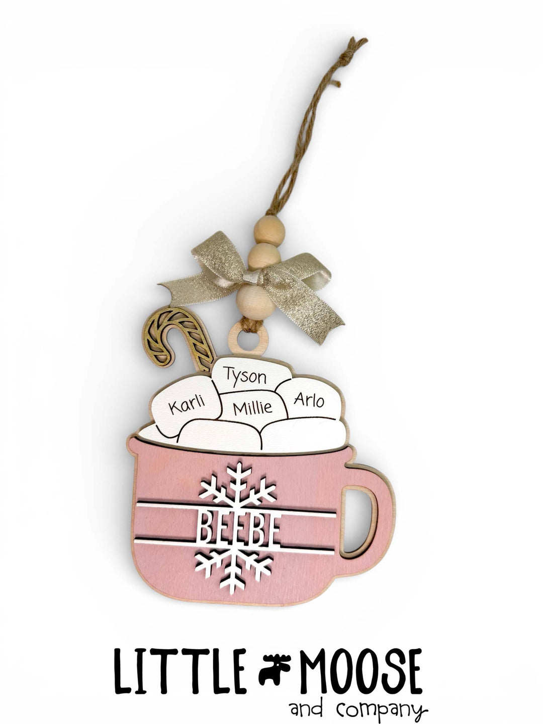 Ornament - Personalized Family Marshmallows Hot Cocoa Mug