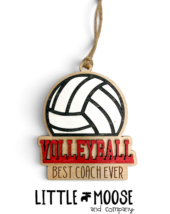 Ornament - volleyball Best Coach Ever