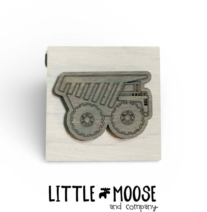 Mini Square Insert - dump truck