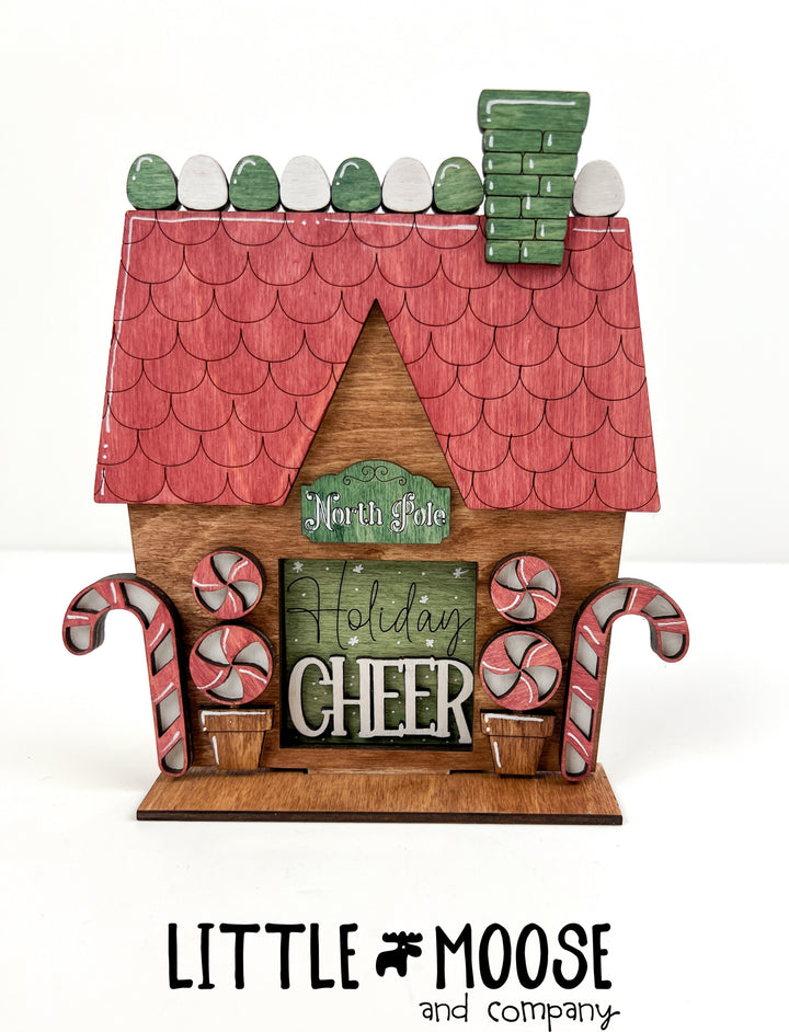 Countdown - Mini Square Interchangeable - Gingerbread House Frame