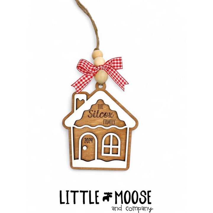 Ornament - Personalized Gingerbread House