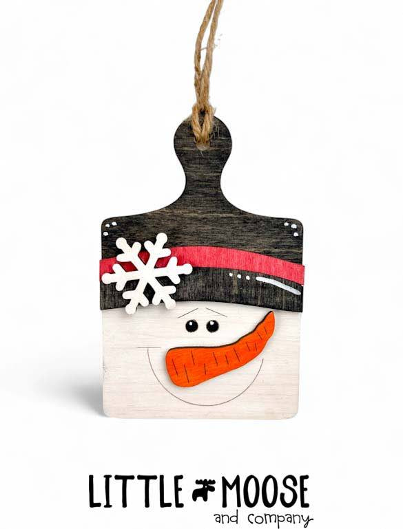 Ornament - Christmas Breadboards - snowman