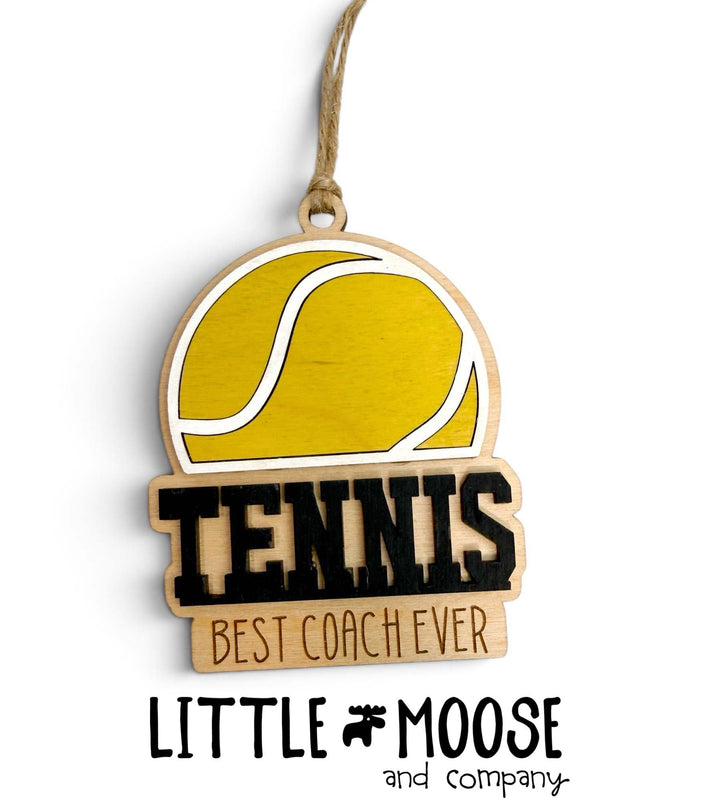 Ornament - tennis Best Coach Ever