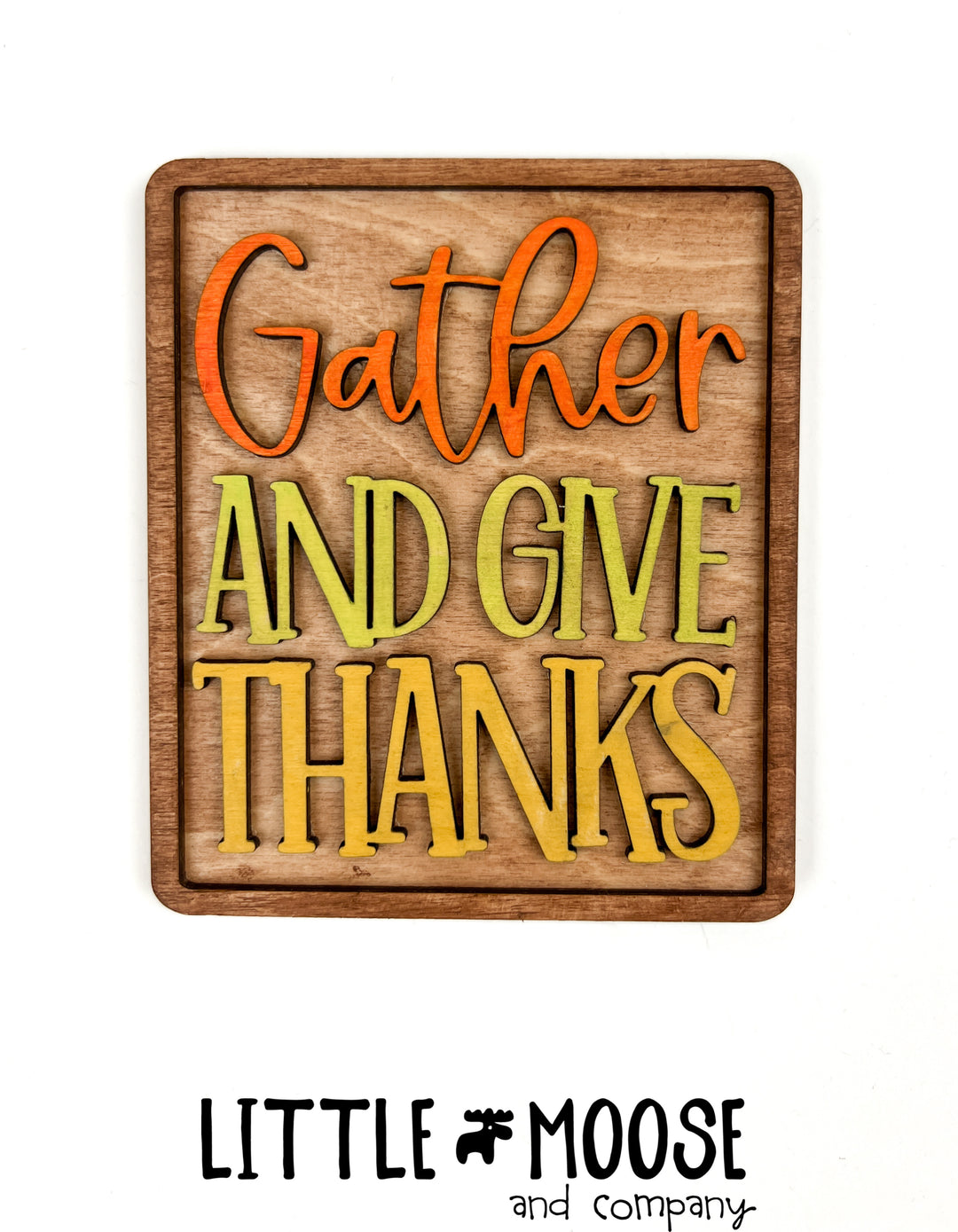Tiered Tray - Give Thanks