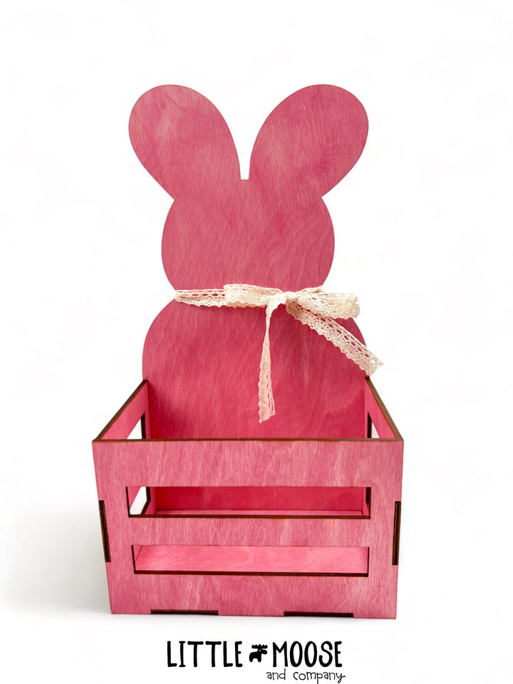 Easter crate - bunny (personalized)