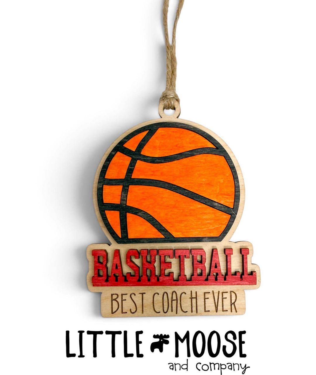 Ornament - basketball Best Coach Ever