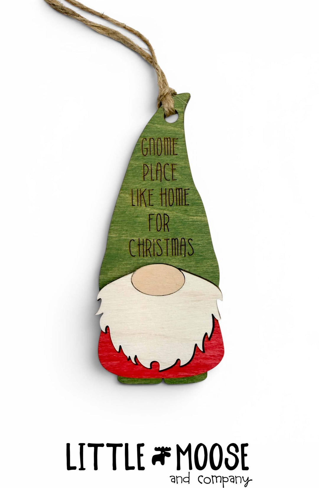 Ornament - Gnome Place Like Home for Christmas
