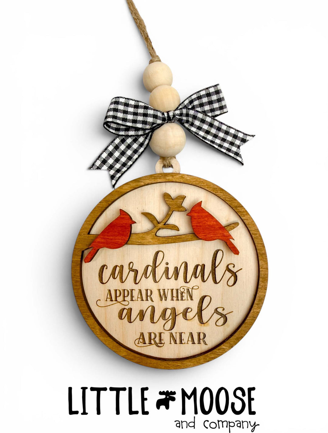 Ornament - cardinals appear when angels are near