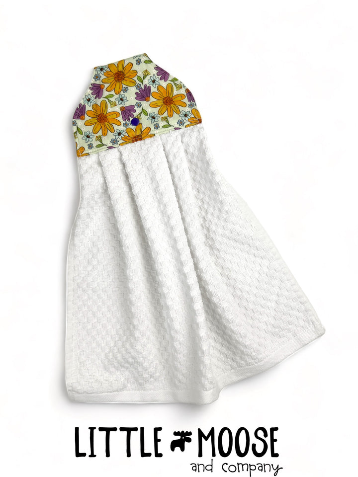 RTS - Hanging Towel - spring flowers