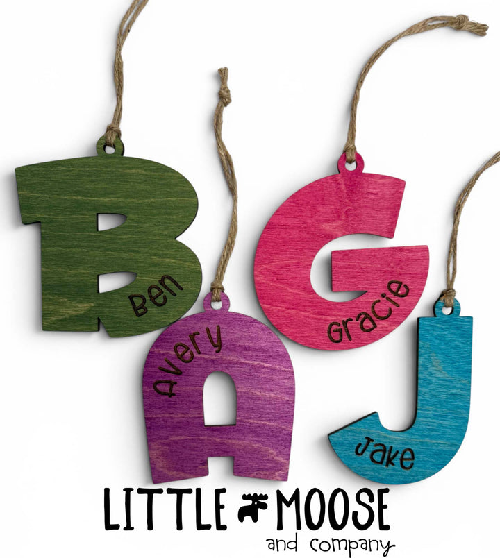 Ornament - personalized Alphabet