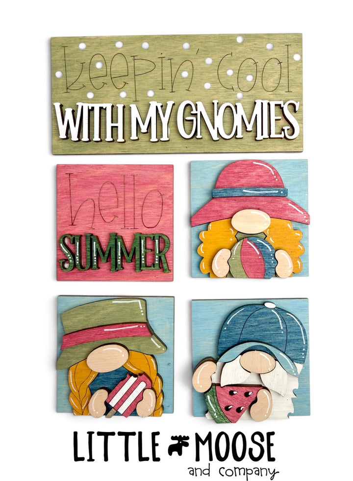 Mini Square Insert - Gnome Summer