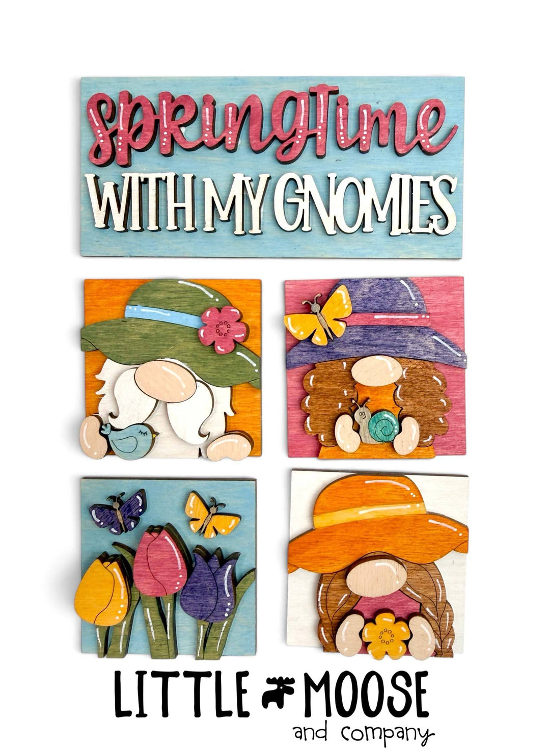 Mini Square Insert - gnome spring