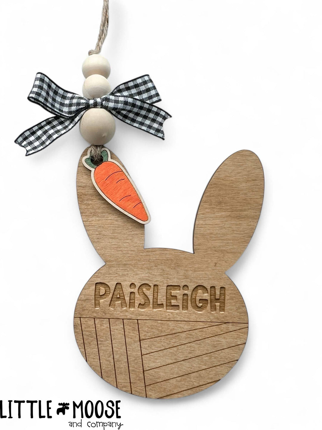 Tag - personalized bunny head
