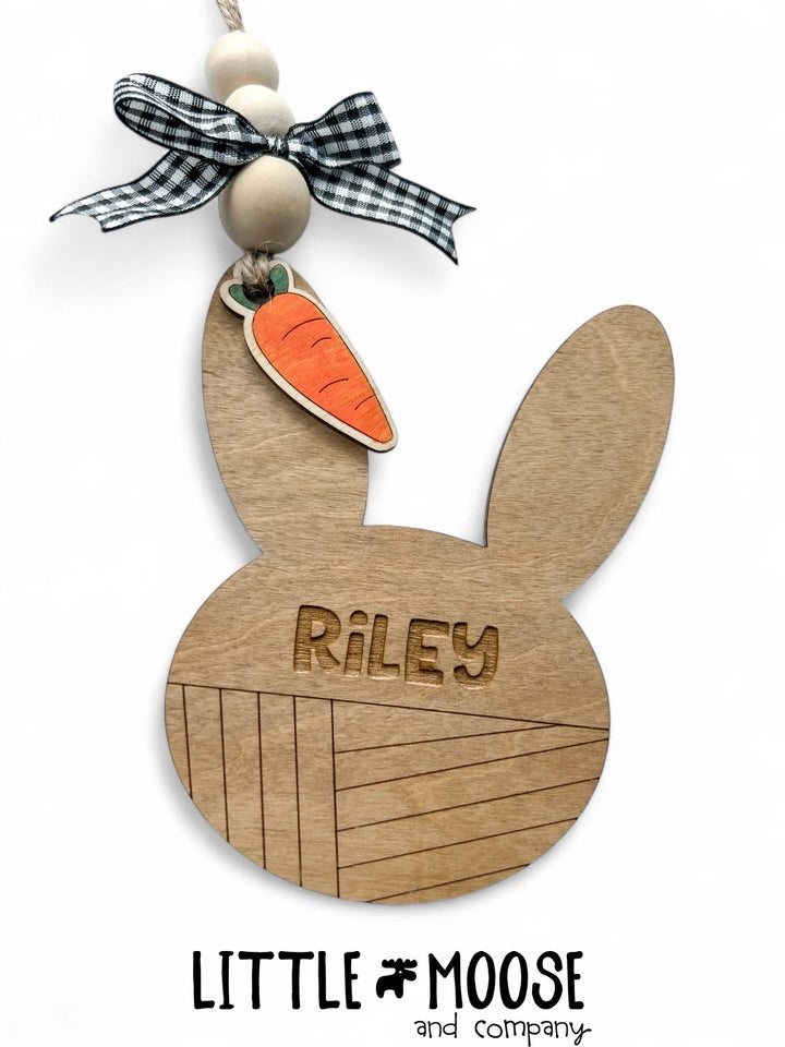 Tag - personalized bunny head