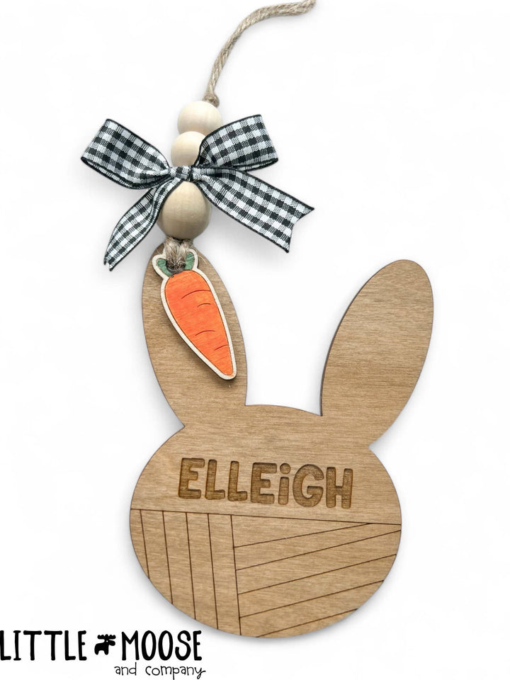 Tag - personalized bunny head