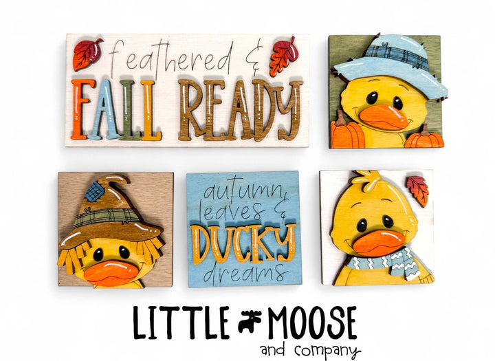 Mini Square & Mini Rectangle Insert - Duck Fall