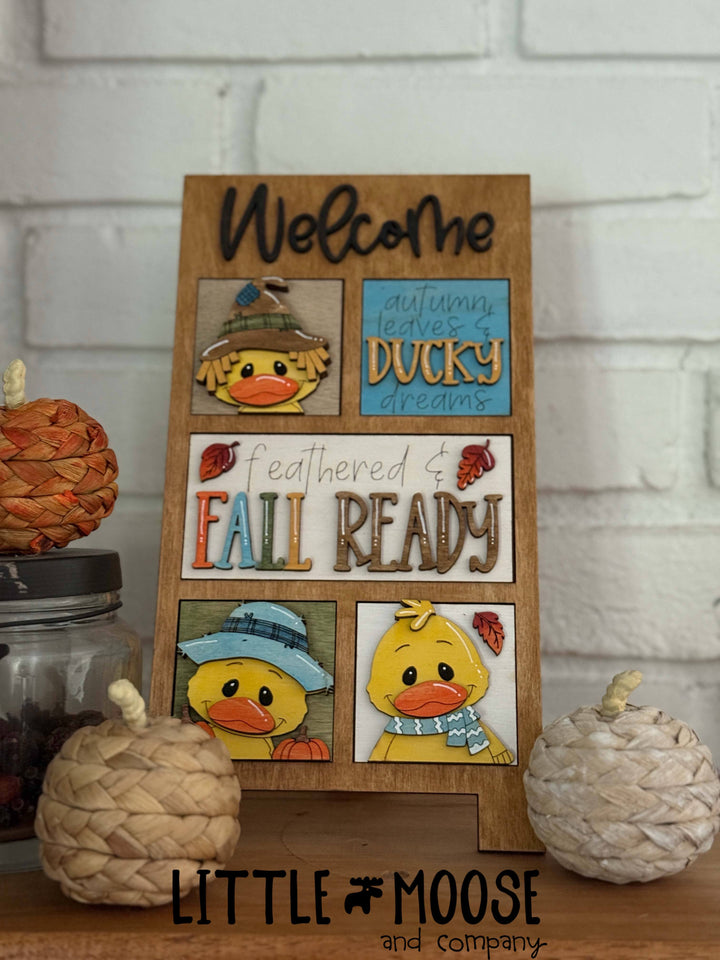 Mini Square & Mini Rectangle Insert - Duck Fall