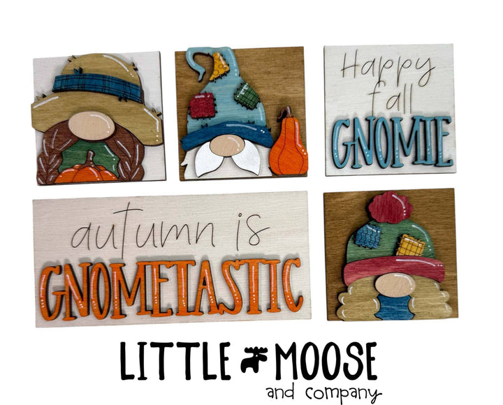 Mini Square & Mini Rectangle Insert - gnome fall