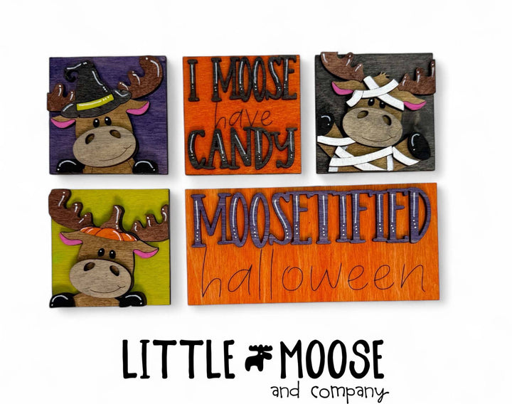 Mini Square & Mini Rectangle Insert - moose halloween