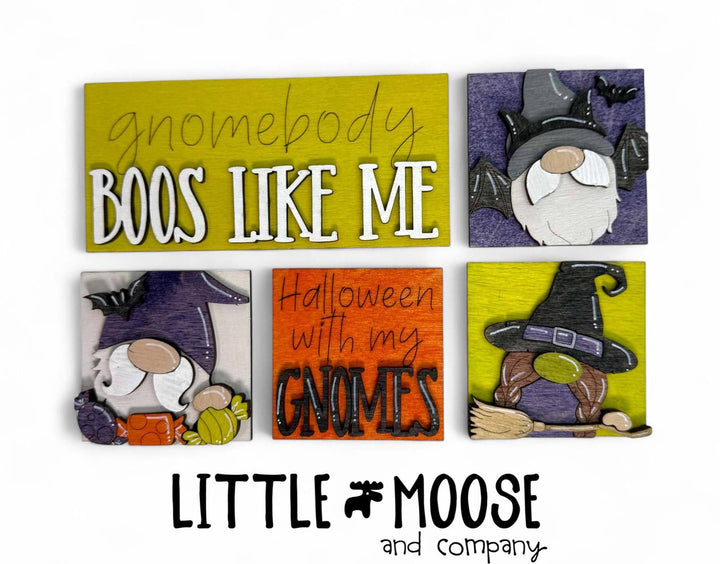 Mini Square & Mini Rectangle Insert - gnome halloween